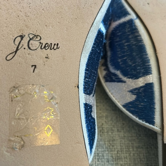 J.Crew Floral Brocade Marina Mule Women's 7 - Picture 8 of 13